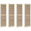 vidaXL Skř&iacute;ňov&eacute; dvere s dverami 4 pcs Pr&iacute;rodn&aacute; 140.5 x 2 x 59.5 cm