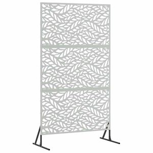 vidaXL Z&aacute;ves na zabezpečenie s&uacute;kromia 100 x 50 x 180 cm Strieborn&aacute;