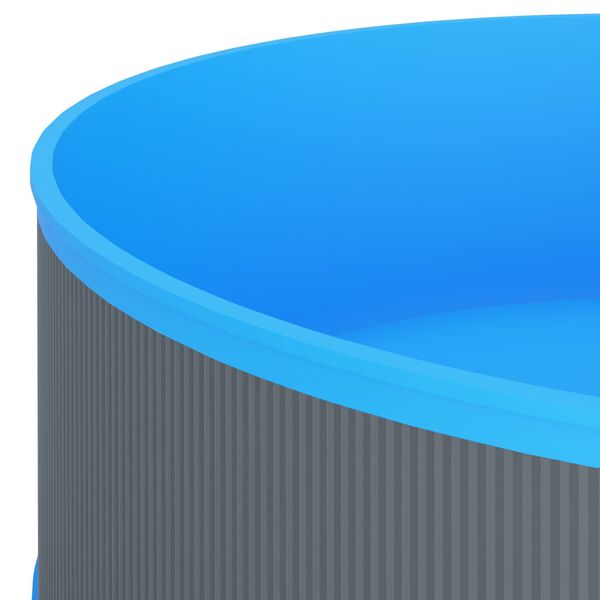 vidaXL Bazén 350x90 cm sivý