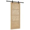 vidaXL Posuvn&eacute; dvere ORKDAL Pr&iacute;rodn&aacute; 83 x 202 cm Borovicov&yacute; mas&iacute;v