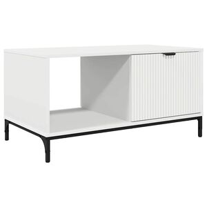 vidaXL Konferenčn&yacute; stol&iacute;k Biela 90 x 49 x 46 cm Kompozitn&eacute; drevo