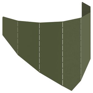vidaXL Obrubn&iacute;k tr&aacute;vnika 100 x 45 cm Oceľ Olivovo zelen&aacute;
