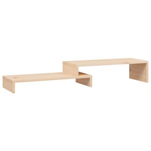 vidaXL Stojan na monitor (52-101)x22x14 cm mas&iacute;vna borovica