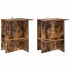 vidaXL Konferenčn&yacute; stol&iacute;k 2 pcs Dymov&yacute; dub 40 x 30 x 49 cm