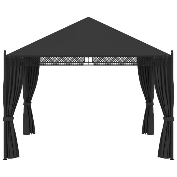 vidaXL Alt&aacute;nok so z&aacute;vesmi 3,5x3,5x3,1 m antracitov&yacute;