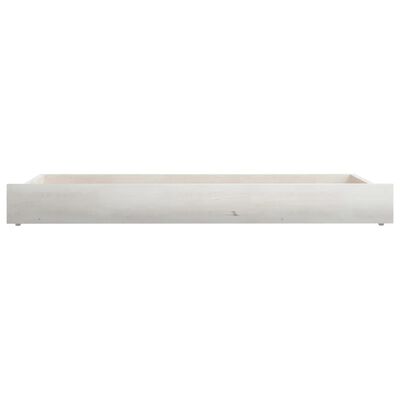 vidaXL Zásuvky pod posteľ 2 ks biele borovicový masív