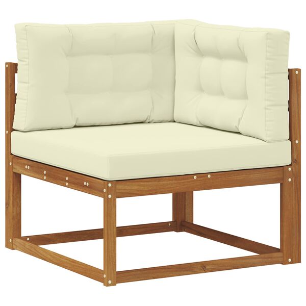 vidaXL Z&aacute;hradn&aacute; s&uacute;prava gaučov s vank&uacute;&scaron;om 9 pcs Pr&iacute;rodn&aacute; a kr&eacute;mov&aacute;