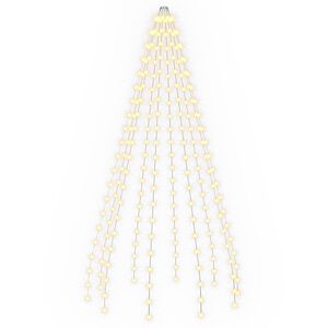 vidaXL Svetielka na vianočn&yacute; stromček 210 LED Tepl&aacute; biela 210 cm