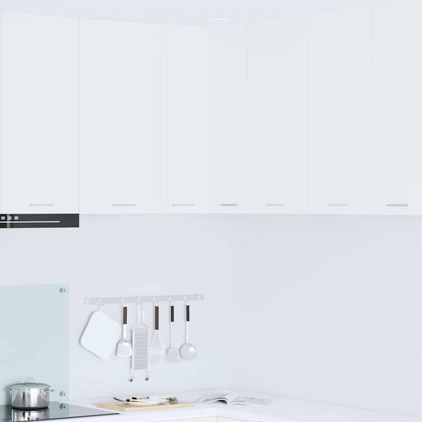 vidaXL Z&aacute;vesn&aacute; skrinka Biela 57 x 57 x 80 cm Kompozitn&eacute; drevo