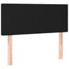 vidaXL Posteľn&yacute; r&aacute;m boxspring s matracom čierny 90x190 cm l&aacute;tka