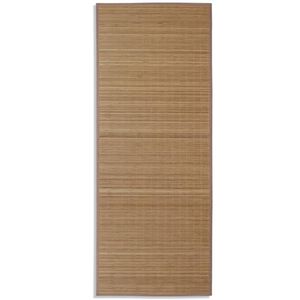 Obdĺžnikov&yacute; hned&yacute; bambusov&yacute; koberec 80x200 cm