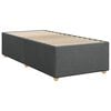 vidaXL Boxspring posteľ s matracom tmavosiv&aacute; 100x200 cm l&aacute;tka