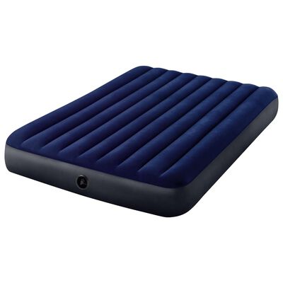 Intex Dura-Beam nafukovacia posteľ s pumpou 152x203x25 cm modrá