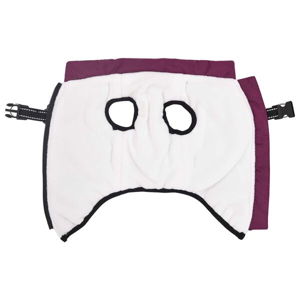 vidaXL Ps&iacute; kab&aacute;t Fialov&aacute; L40 Fl&iacute;s a polyester