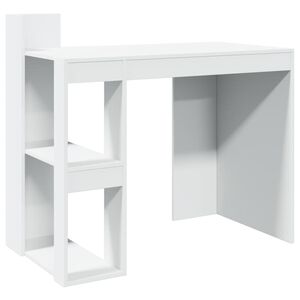 vidaXL Kancel&aacute;rsky st&ocirc;l biely 103,5x56,5x94 cm kompozitn&eacute; drevo