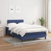 vidaXL Boxspring posteľ s matracom modr&aacute; 120x190 cm l&aacute;tka