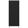 vidaXL Highboard Čierny dub 69,5 x 34 x 180 cm Kompozitn&eacute; drevo