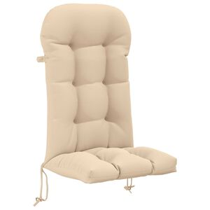 vidaXL Vank&uacute;&scaron; na slnečn&eacute; ležadlo PUTTEN 100% polyester Kr&eacute;mov&aacute;