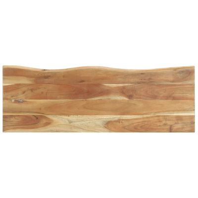 vidaXL Vešiak so živou hranou 100x34x38 cm masívne akáciové drevo
