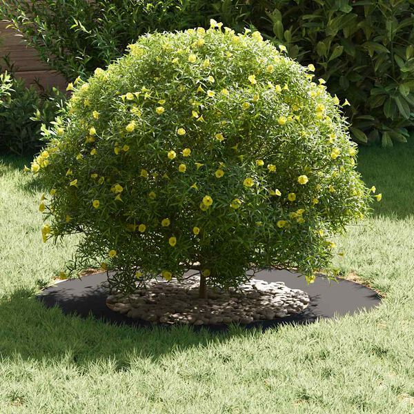 vidaXL vhodn&yacute; pre ploch&yacute; stromov&yacute; kr&uacute;žok Čierna &Oslash;40 / 70 cm Oceľ