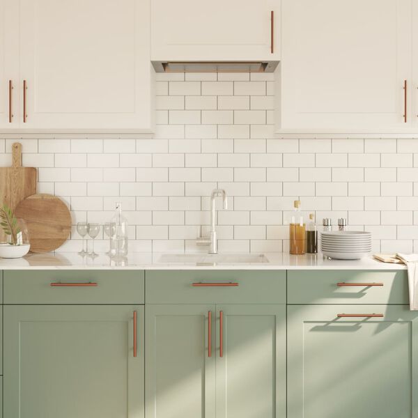 vidaXL Rukov&auml;te na skrinku 20 ks bronzov&eacute; 128 mm nehrdzavej&uacute;ca oceľ