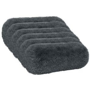 vidaXL Podložka s vank&uacute;&scaron;om HEERLEN 6 ks Antracitov&aacute; PV fleece