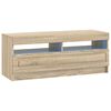 vidaXL LED TV kabinet Dub sonoma Kompozitn&eacute; drevo