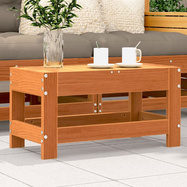 vidaXL Z&aacute;hradn&aacute; taburetka voskovo hned&aacute; 62x30x32 cm mas&iacute;vna borovica