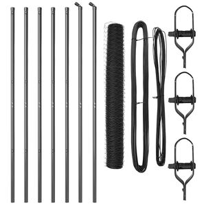 vidaXL Stĺp na plot. Siv&aacute;