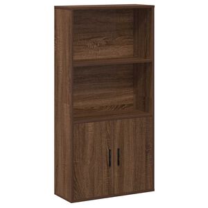vidaXL Knižnica hned&yacute; dub 60x24x120 cm kompozitn&eacute; drevo