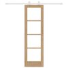 vidaXL Posuvné dvere ORKDAL Prírodná 61 x 198,5 cm