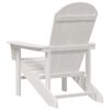 vidaXL Adirondack stolička Biela 74 x 82 x 92cm HDPE