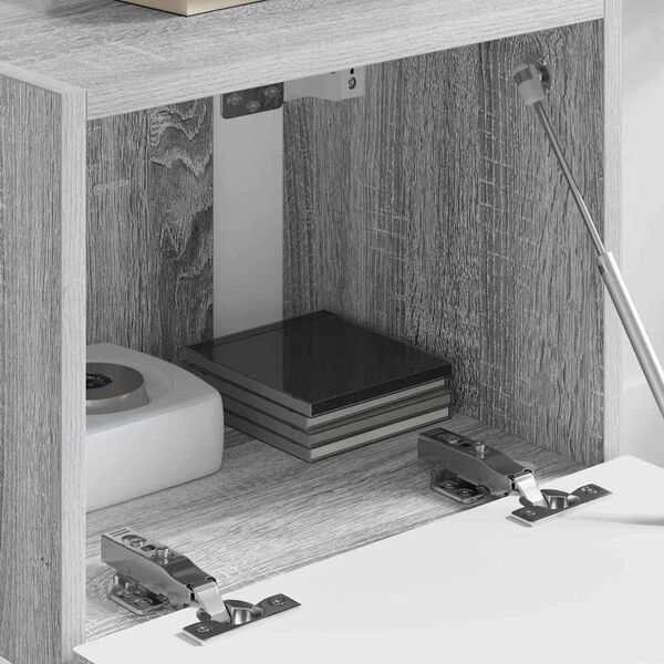 vidaXL TV n&aacute;stenn&aacute; skriňa N&aacute;stenn&yacute; Siv&yacute; Sonoma 60 x 31 x 29,5 cm