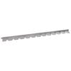 vidaXL Obrubn&iacute;k tr&aacute;vnika 50 ks 102 x 4 x 4 cm Oceľ Strieborn&aacute;