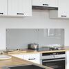vidaXL Kuchynsk&yacute; backsplash 2 pcs Svetlosiv&aacute; 70 x 40 cm tvrden&eacute; sklo