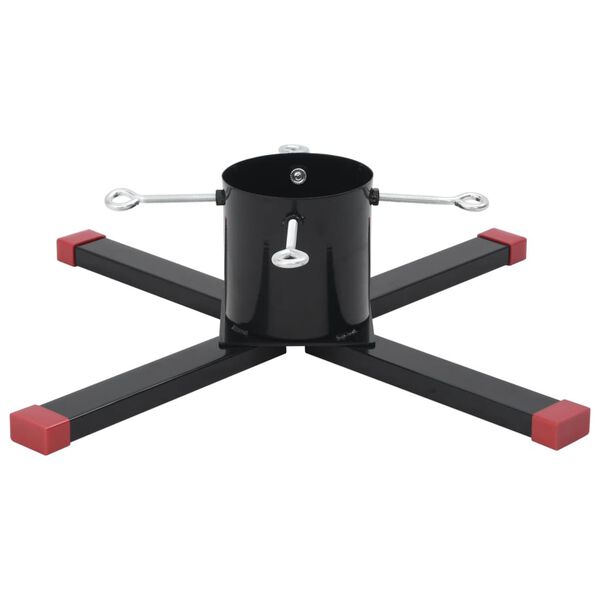 vidaXL Stojan na vianočn&yacute; stromček čierny 61x61x15,5 cm