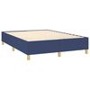 vidaXL Boxspring posteľ s matracom modr&yacute; 140x190 cm l&aacute;tka
