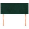 vidaXL Čelo postele tmavozelen&eacute; 80x5x78/88 cm zamat