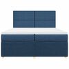 vidaXL Boxspring posteľ s matracom modr&aacute; 200x200 cm l&aacute;tka