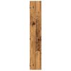 vidaXL Knižnica staré drevo 60x24x143 cm kompozitné drevo