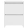 vidaXL Nočn&eacute; stol&iacute;ky 2 ks, biele 30x30x40 cm, kompozitn&eacute; drevo