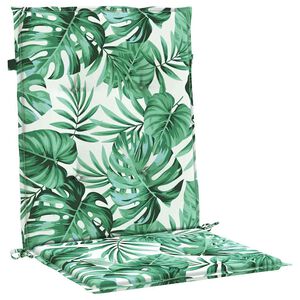 vidaXL Opern&eacute; vank&uacute;&scaron;e 2 ks Vzor listov 100 x 50 x 3 cm Oxfordsk&aacute; l&aacute;tka