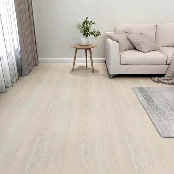 vidaXL Podlahov&eacute; dosky 55 pcs B&eacute;žov&aacute; 5,11 m&sup2; PVC