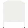 vidaXL TV skrinka biela 135x39x43,5 cm oceľ valcovan&aacute; za studena