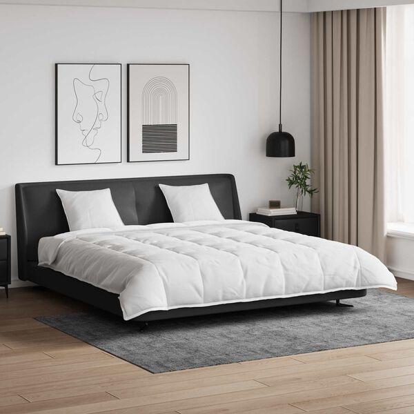 vidaXL Sada prikr&yacute;vok s vank&uacute;&scaron;om 3 pcs Biela Husacia perie