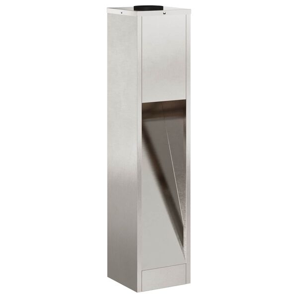 vidaXL Sol&aacute;rna LED chodn&iacute;kov&aacute; lampa 2 pcs Strieborn&aacute; Nerezov&aacute; oceľ