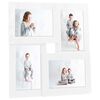 vidaXL Kol&aacute;žov&yacute; fotor&aacute;mik na 4 fotky (10x15 cm) biely MDF