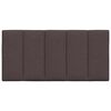 vidaXL Vank&uacute;&scaron; na čelo postele Hanko tmavohned&yacute; 100 cm l&aacute;tka