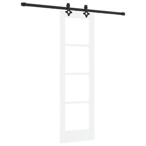 vidaXL Posuvn&eacute; dvere ORKDAL 61 x 198,5 cm Biela a čierna