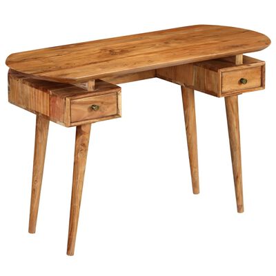 vidaXL Písací stôl, masívne akáciové drevo, 120x50x77 cm